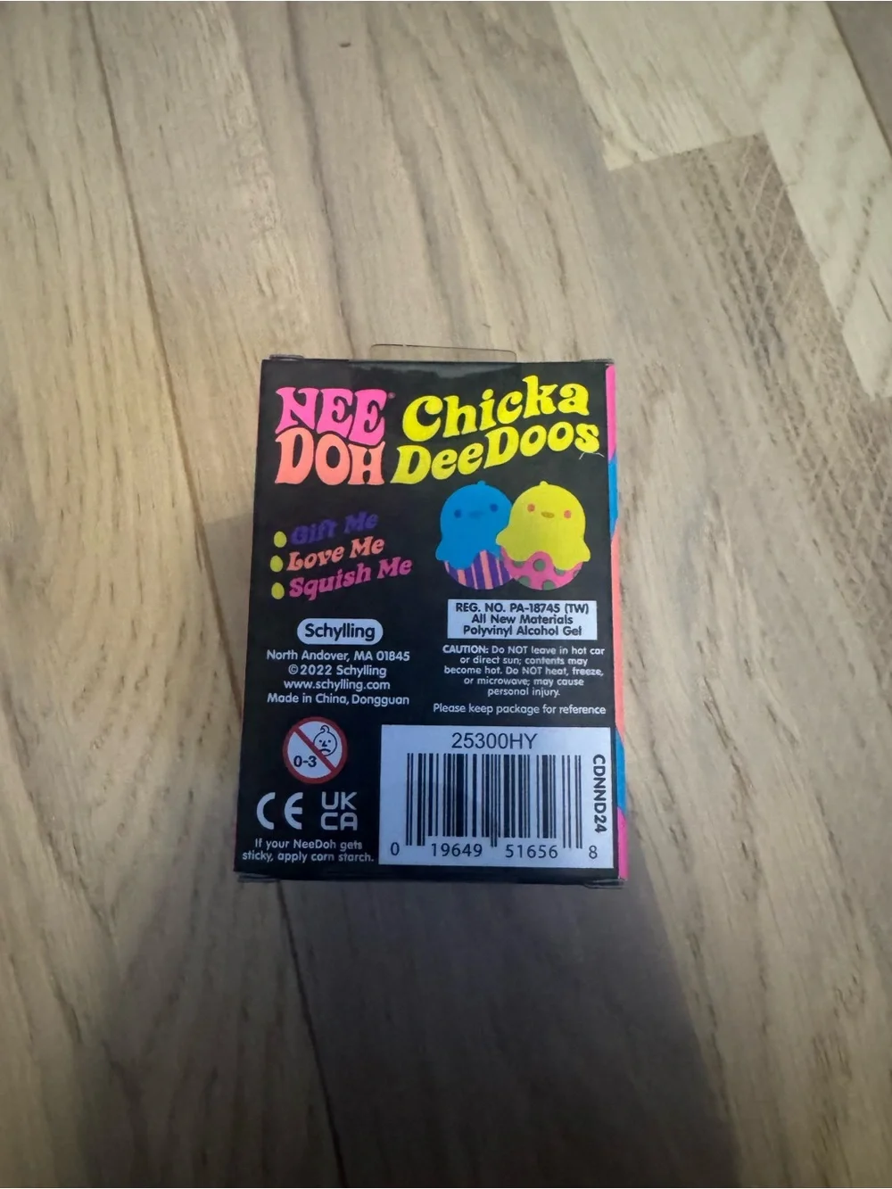 Nee Doh Chicka DeeDoos Squeeze Toy - Blue & Purple